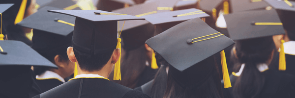 New Graduates with Caps