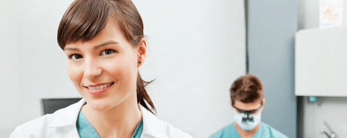 dental assistant or dental hygienist in the dental office, professional etiquette